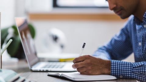 Man with laptop
