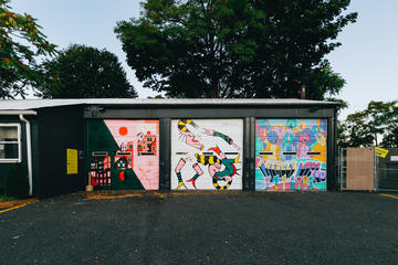 Walls on Western Garage Murals