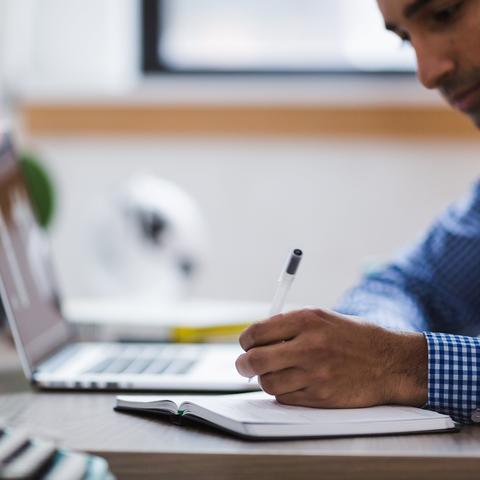 Man with laptop