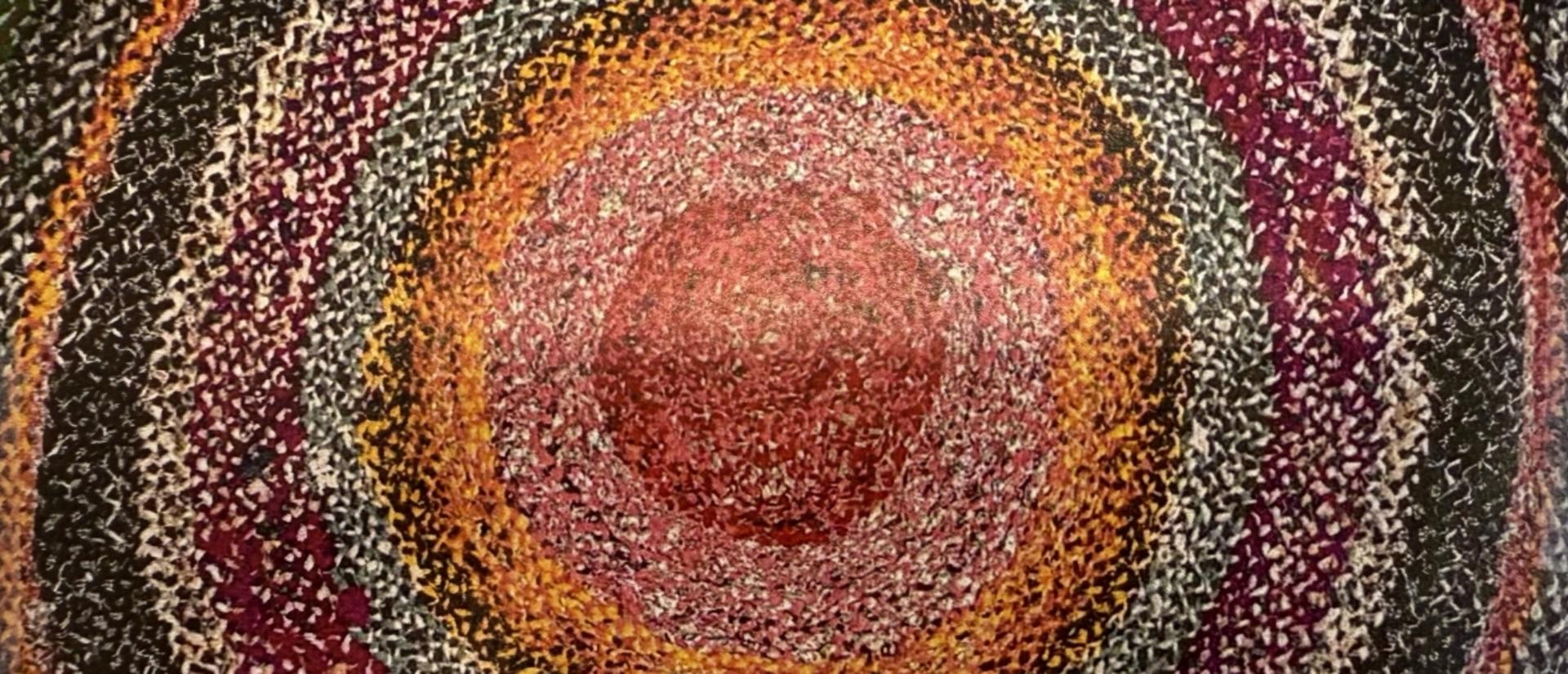 maria cuneo embroidery artwork named wall spiral 1