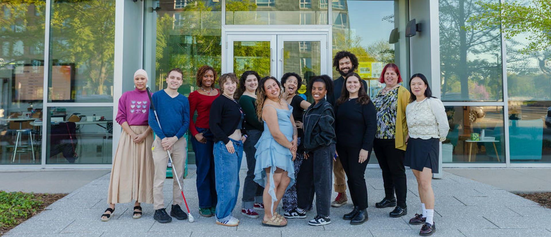 group photo of artist pipeline participants